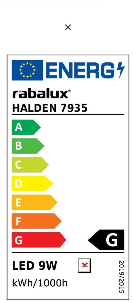 Aplica LED de perete pentru iluminat exterior IP65 Halden negru, alb