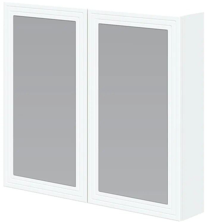 Dulap cu oglindă suspendat Bondi 80 cm, alb