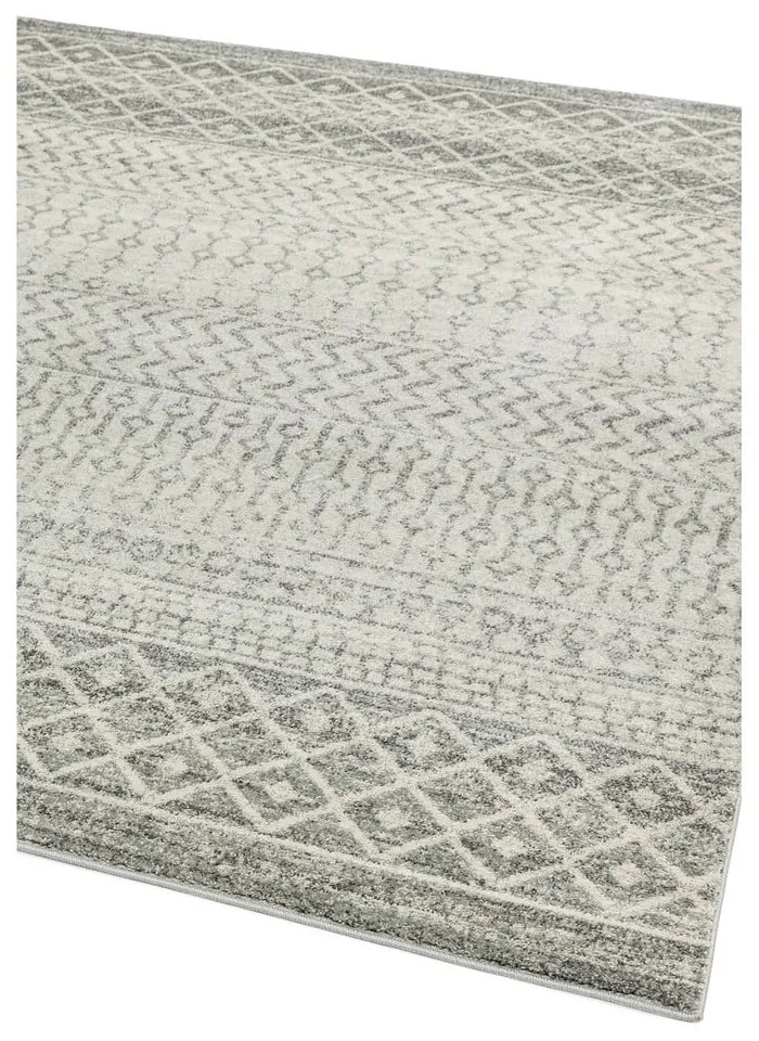 Covor grej 200x290 cm Nova Aztec Grey – Asiatic Carpets