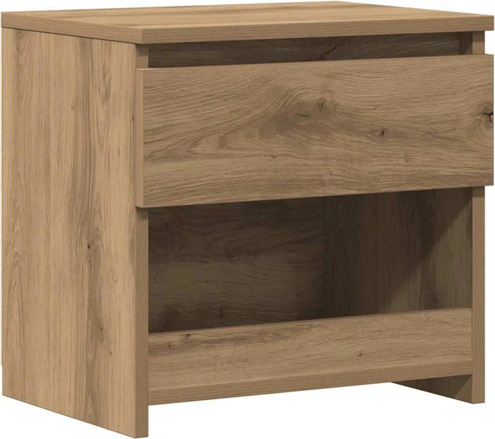vidaXL Noptiera Artisan Stejar 40x30x39 cm Lemn prelucrat