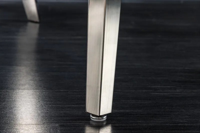 Banca de bar stil baroc Castle Deluxe 165cm, gri