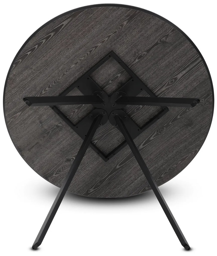 Masă rotundă R5010 GREY, stejar gri