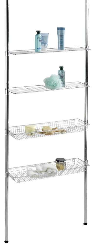 Raft bucatarie telescopic, baie ELLERA, 4 niveluri, WENKO