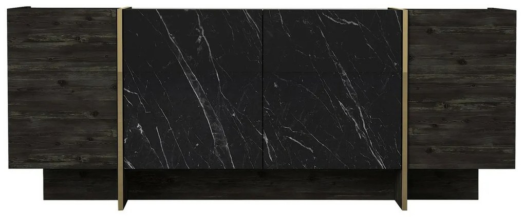 Dulap Veyron Black and Gold