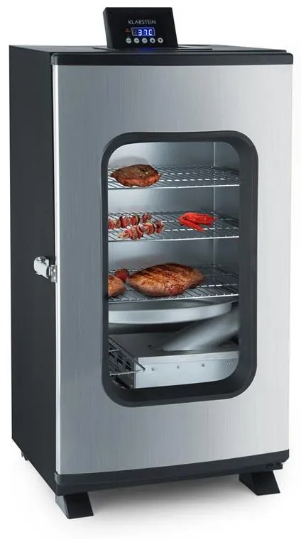 KLARSTEIN Flintstone, neagră, afumătoare, electrică, 650 W