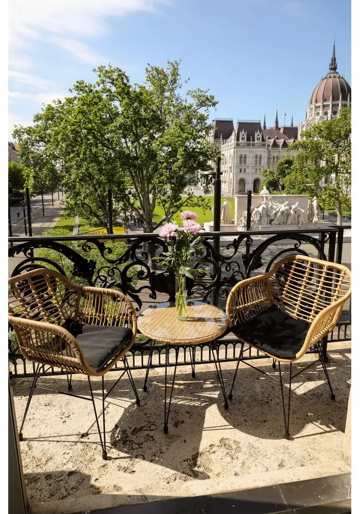 Set mobilier de grădină din ratan artificial Le Bonom Tropea