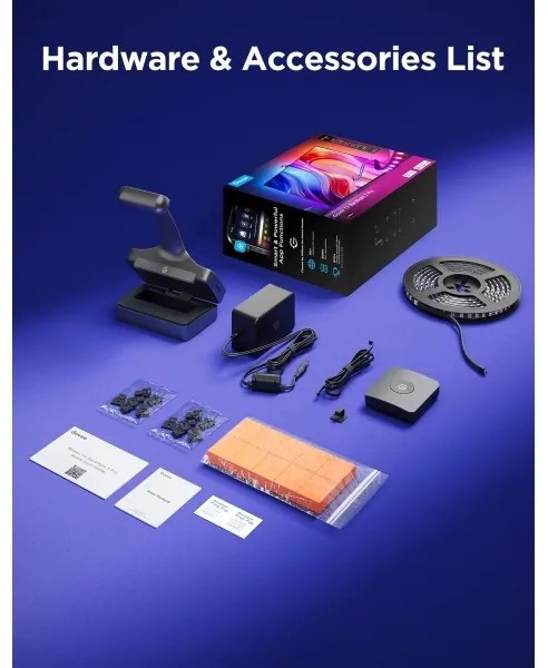 Govee - TV Backlight 3 Pro 75-85" Iluminare LED din spate SMART RGBIC, Wi-Fi