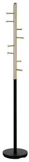 Cuier Ferro negru/auriu H173 cm