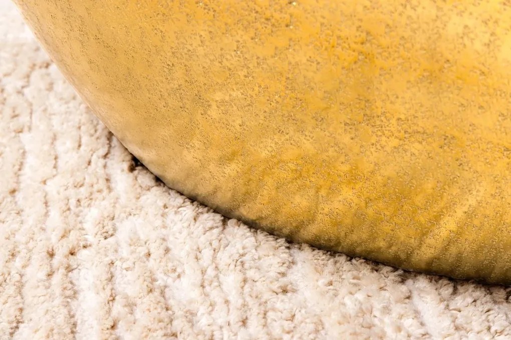 Masuta de cafea Extravaganta, Aluminiu, Auriu, STONE 75cm