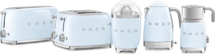 Storcător electric de citrice Smeg CJF11PBEU, 70 W, sistem anti-picurare, bază antiderapantă, albastru pastel