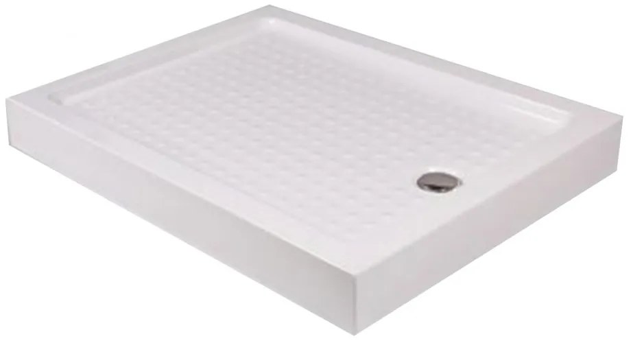 Cădiță de duș asimetrică cu înălțimea de 120 cm, 120x90x15 cm