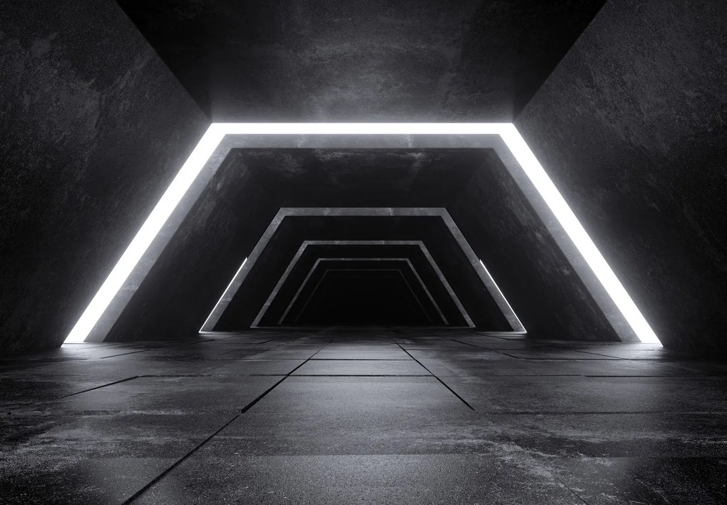 Fototapet - Tunel 3D (147x102 cm)