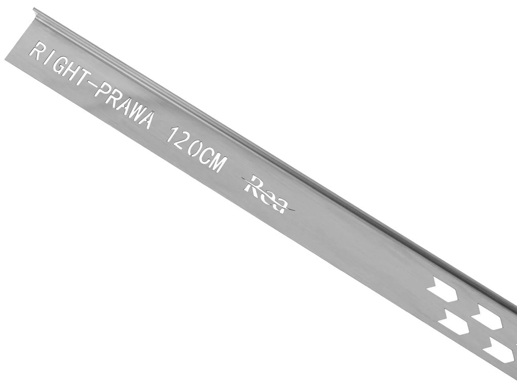 Profil de panta cadita de dus stanga Gri Periat 120cm, Rea