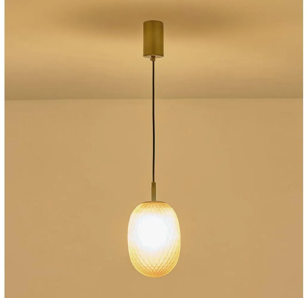 Lustră pe cablu 1xE14/25W/230V transparent pr. 15 cm