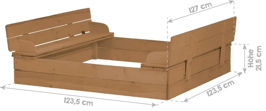 Cutie de nisip Sandbox - Roba