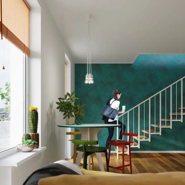 Lustră pe cablu DIEGO 3xE27/60W/230V