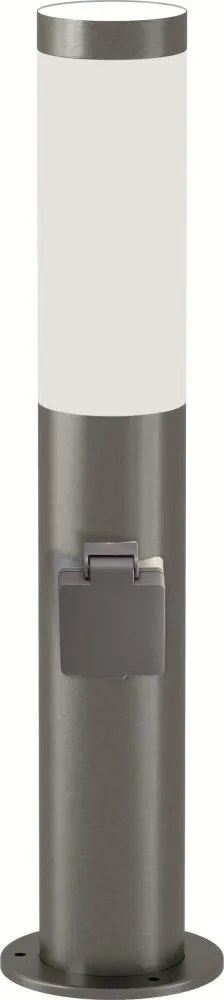 Brilagi - Lampă LED de exterior cu priză ELIA 1xE27/7W/230V 4000K IP44 50 cm crom