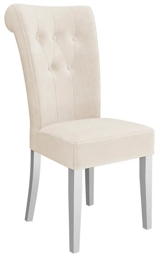 Scaun de sufragerie Samanta (Alb + crem). 1069976