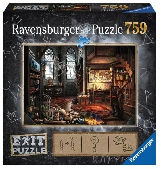 PUZZLE EXIT 5: LABORATORUL VRAJITORULUI, 759 PIESE - RAVENSBURGER (RVSPA19954)