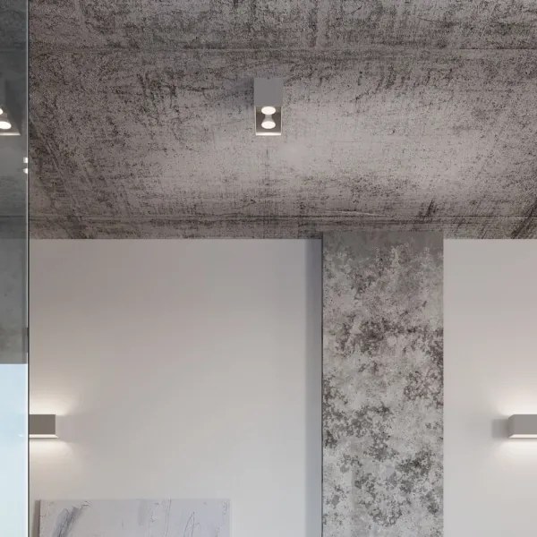 Plafonieră QUAD 2xGU10/40W/230V