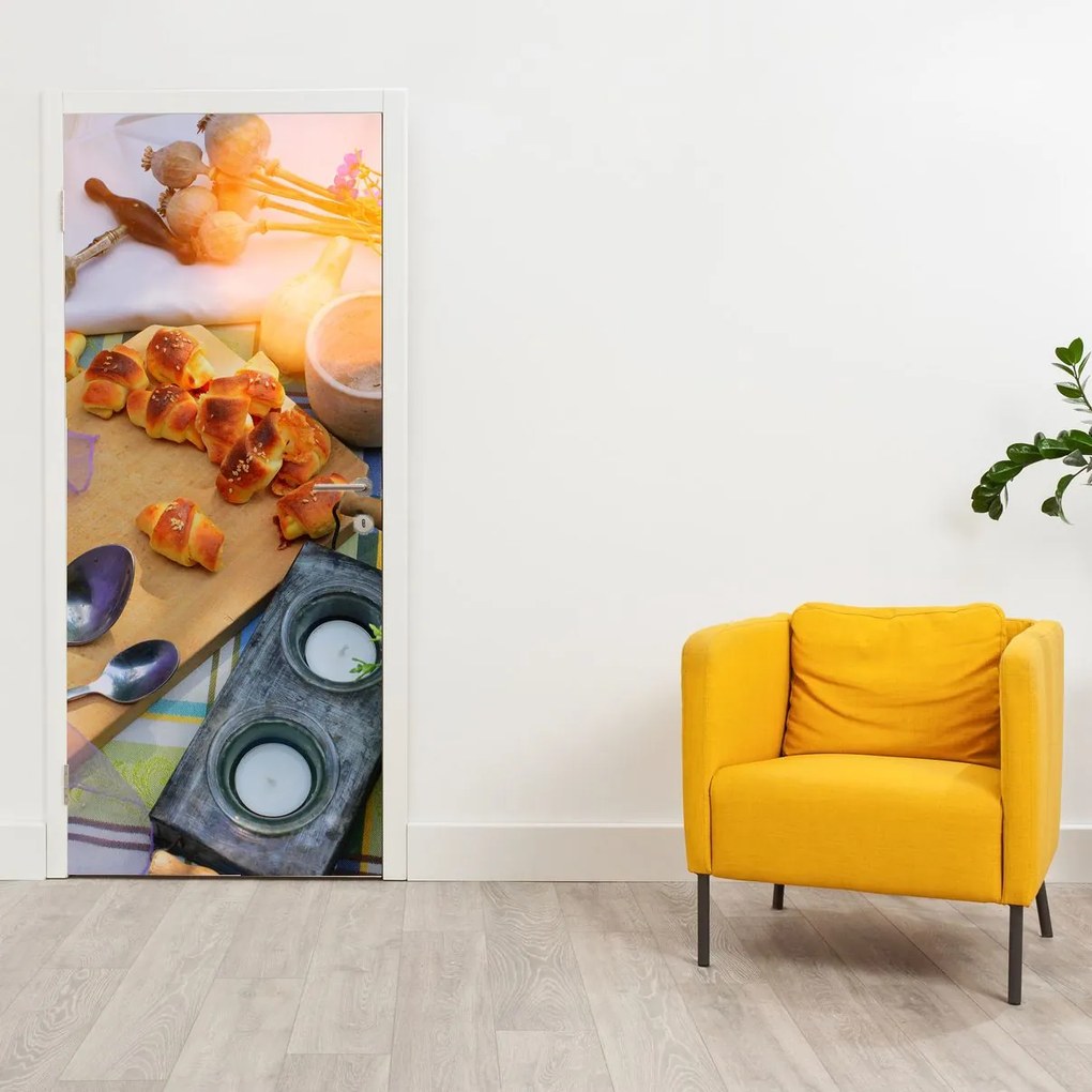 Fototapet pentru ușă -Picnic de vară (95x205cm)