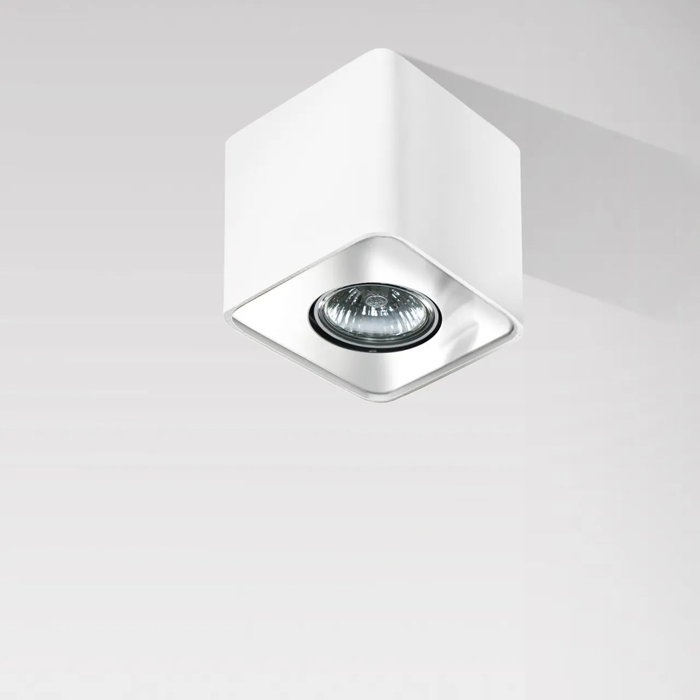 Spot aplicat tavan/plafon stil modern Nino 1 White/Chrom
