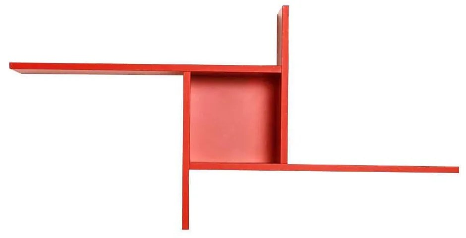 Raft de perete Adore Windmill cu 3 Compartimente, 100 x 50 x 18 cm