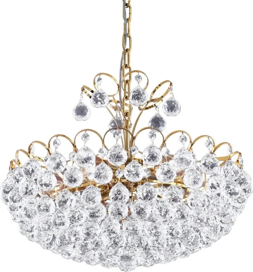 Lustra cristal Asfour, KRISTALL KLASSISCH auriu 55cm