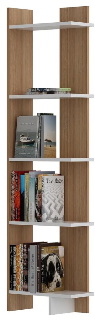 Bibliotecă Als Teak alb