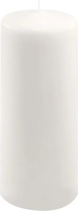 Set de lumânări tip pilon, 25 cm, Ø 10 cm, alb, 2 buc