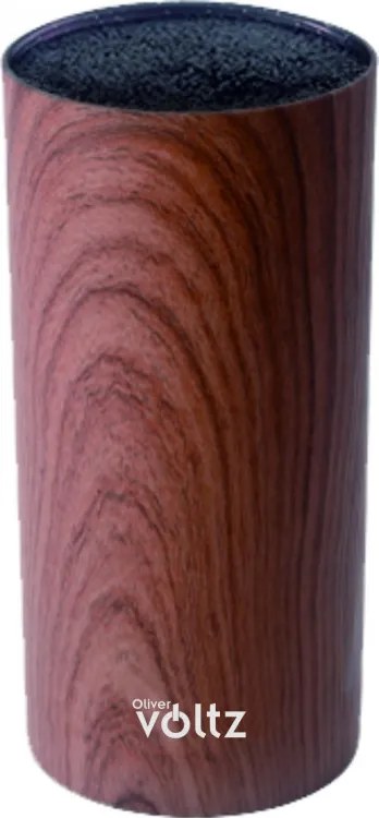 Suport pentru cutite Oliver Voltz OV51645AW, Cilindric, 11 x 22 cm, Venge