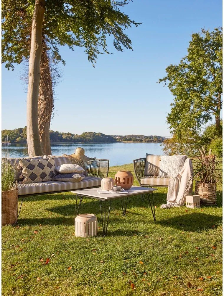 Canapea de grădină kaki Mundo – Bloomingville