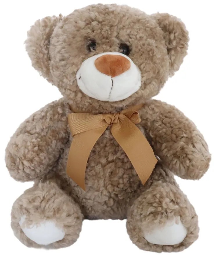 Ursulet din blana de oaie Short Wool Curly Teddy Bear 30cm