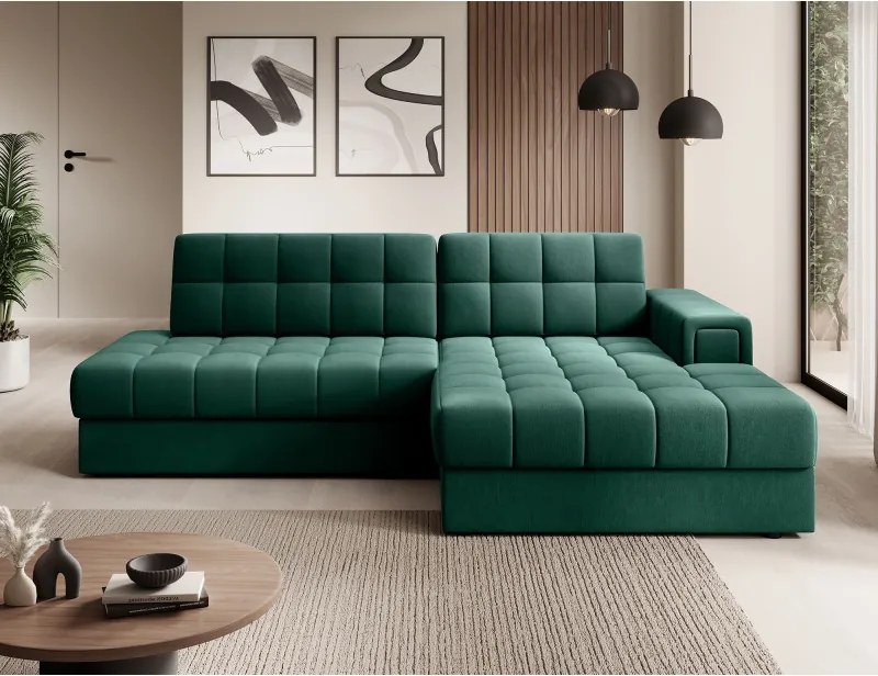Coltar Living BLEZALT Verde Lukso 35 Dreapta