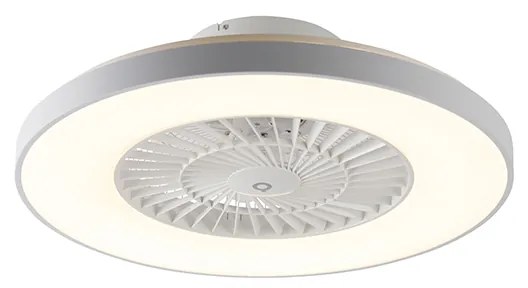 Ventilator de tavan alb cu efect de stea 60cm incl. LED Dimmabil cu telecomandă - Climo