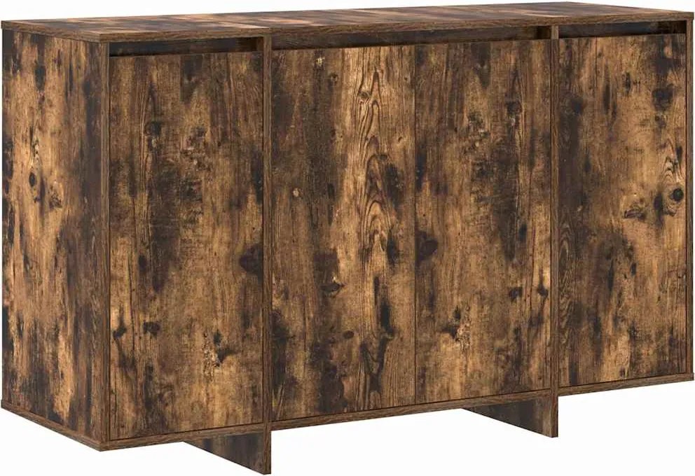 vidaXL Bufet Stejar afumat 120 x 41 x 75 cm Lemn compozit