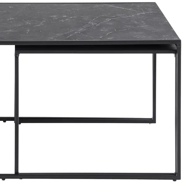 Set de 3 măsuțe de cafea ALMA, antracit