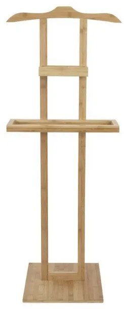 Suport pentru haine din bambus Compactor Bamboo, maro