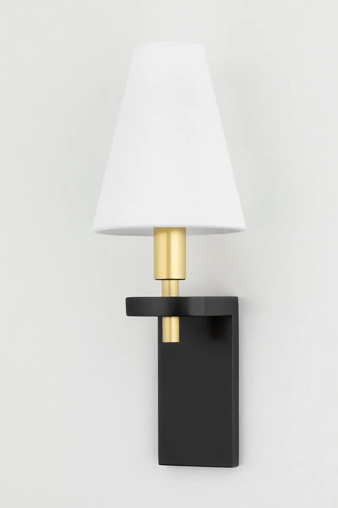 Aplica de perete design clasic DOOLEY bronz antichizat si negru