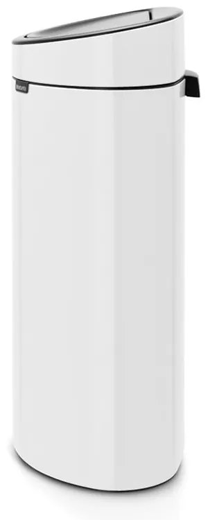 Coș de gunoi alb cu senzori de atingere din oțel 40 l Touch Bin – Brabantia