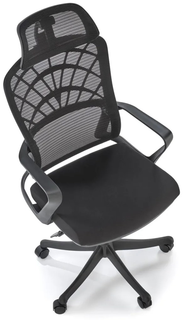Scaun de birou Vesuvio negru H121 cm