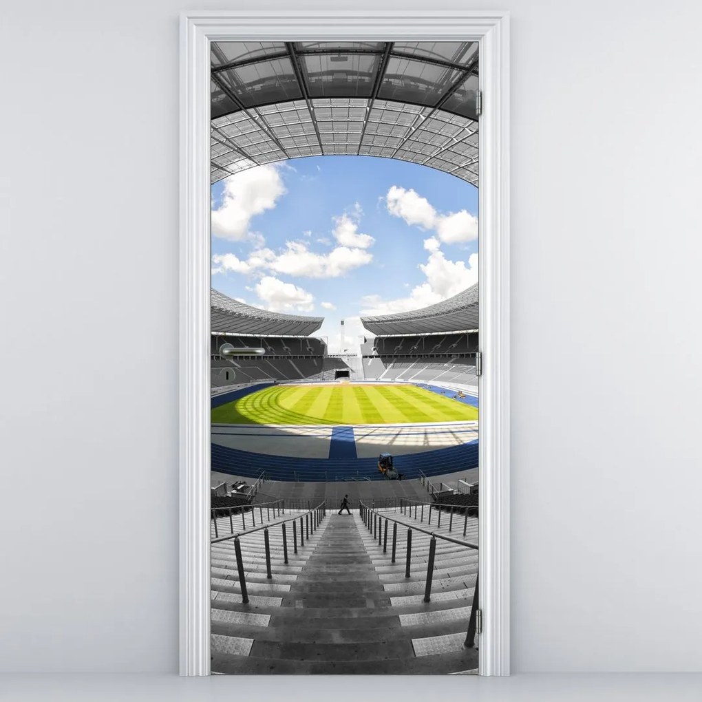 Fototapet pentru ușă - Stadionul de fotbal (95x205cm)