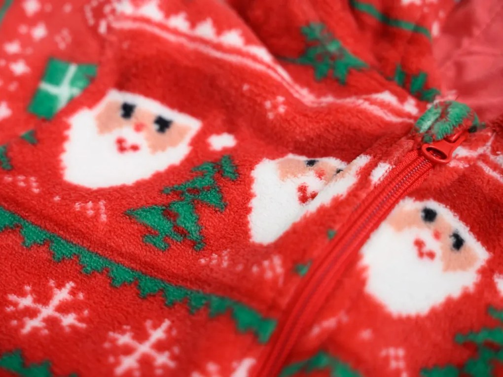 Salopeta copii CHRISTMAS ONESIE rosu - diverse marimi Marime: 122 - 128
