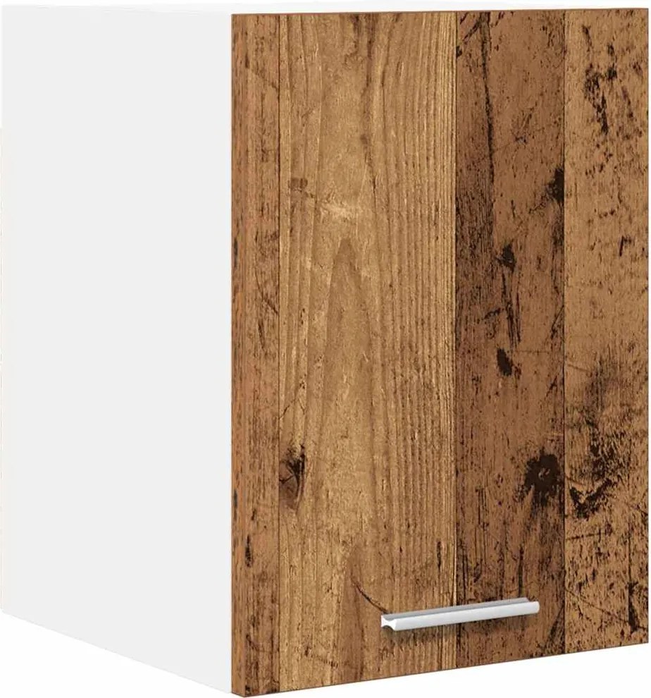 vidaXL Dulap suspendat Lemn vechi și Alb 30 x 31 x 40 cm Lemn compozit