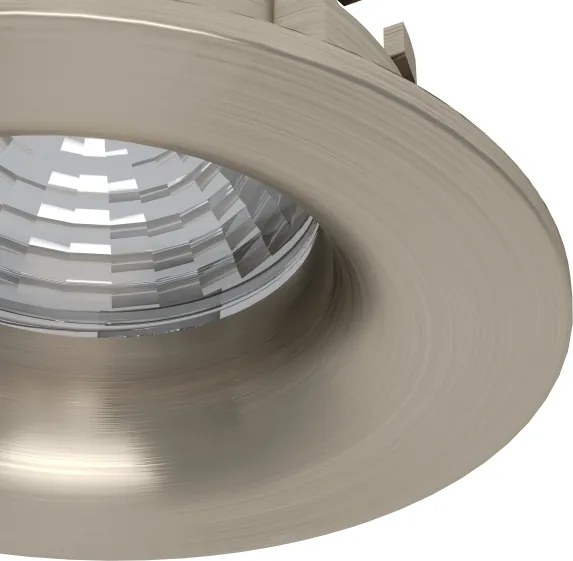 Eglo 902331 - Set cu 3 LED-uri, plafonieră dimabilă SALICETO, 6,4 W, 230 V, Ø 8,8 cm, crom