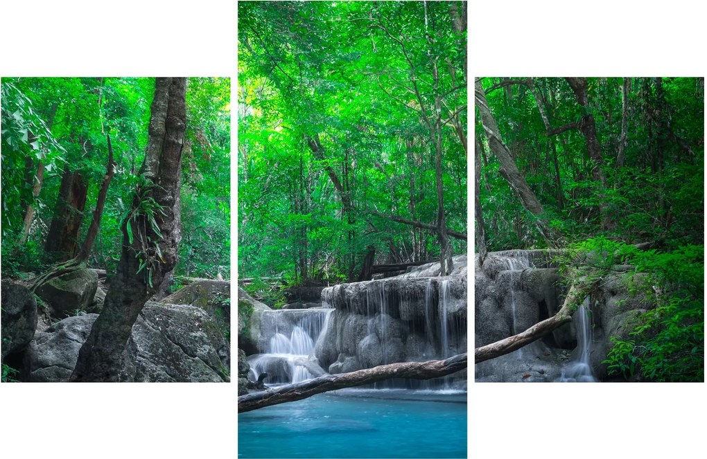 Tablou - Cascada Erawan, Kanchanaburi, Thailanda (90x60 cm)