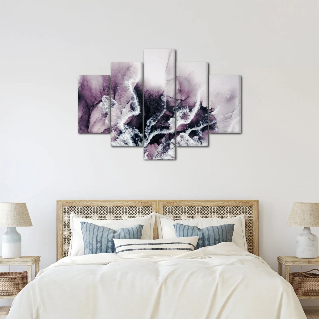 Tablou - Marmură violet N⁰2 (150x105 cm)