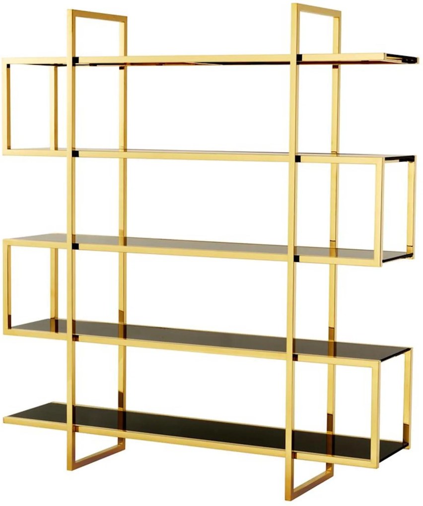 Biblioteca din metal Sotto Cabinet Gold | EICHHOLTZ