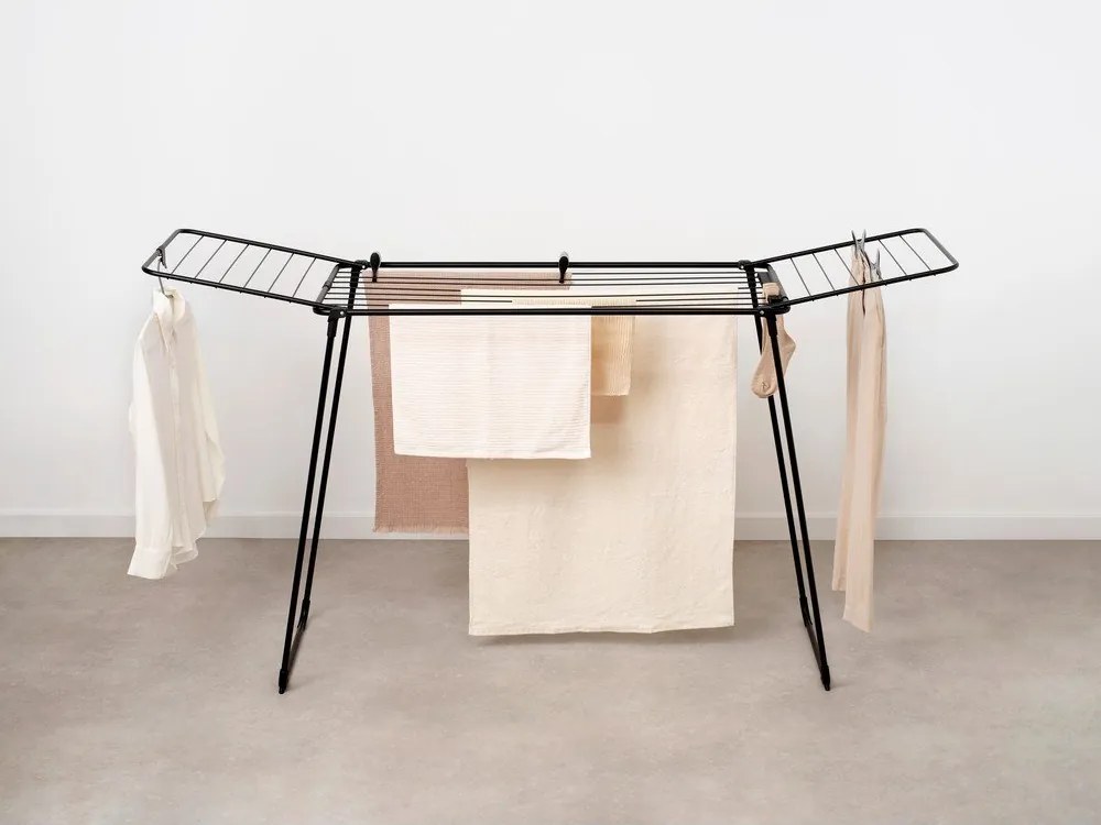 Uscător de rufe negru mat 22 m HangOn Too – Brabantia
