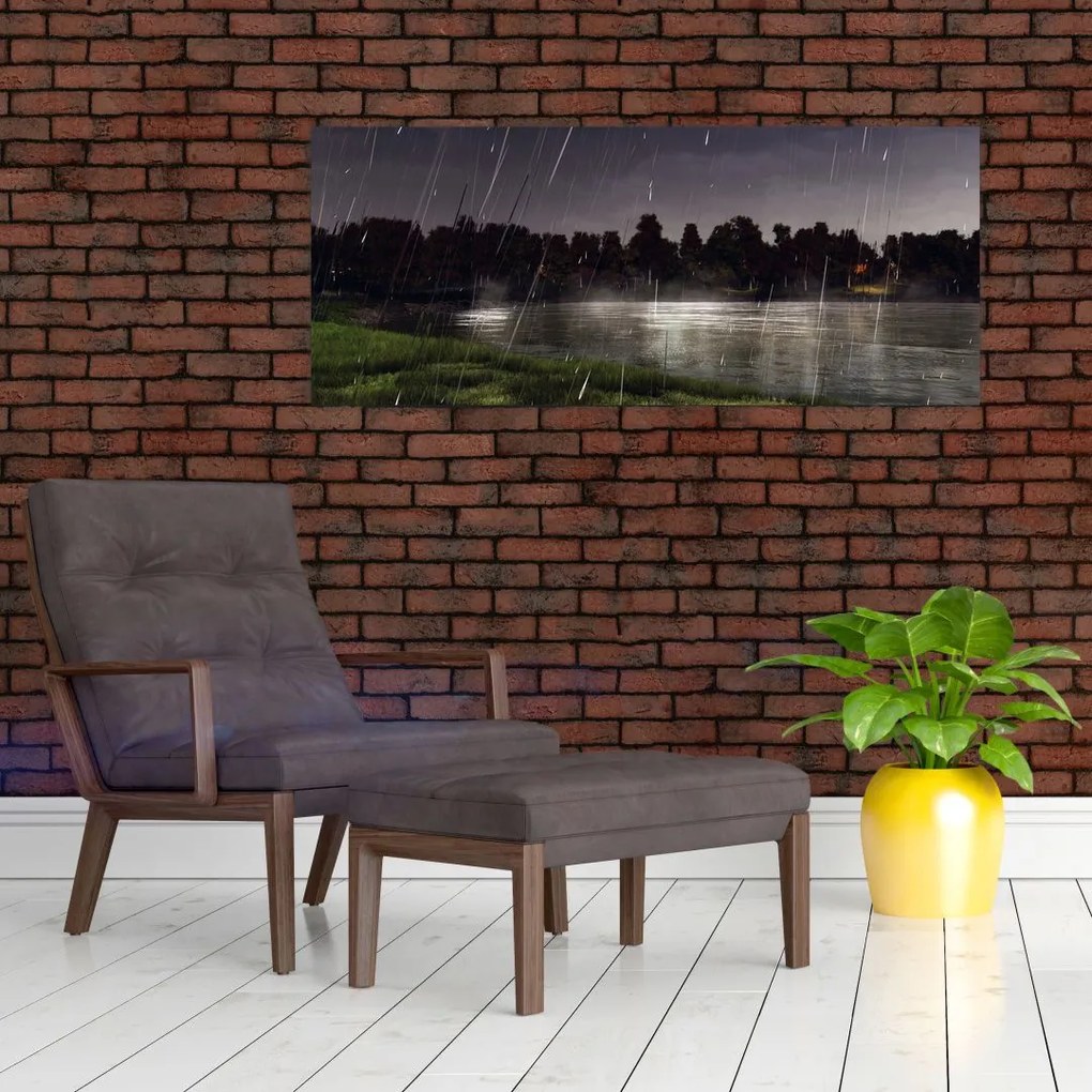 Tablou - Seara ploioasă (120x50 cm)